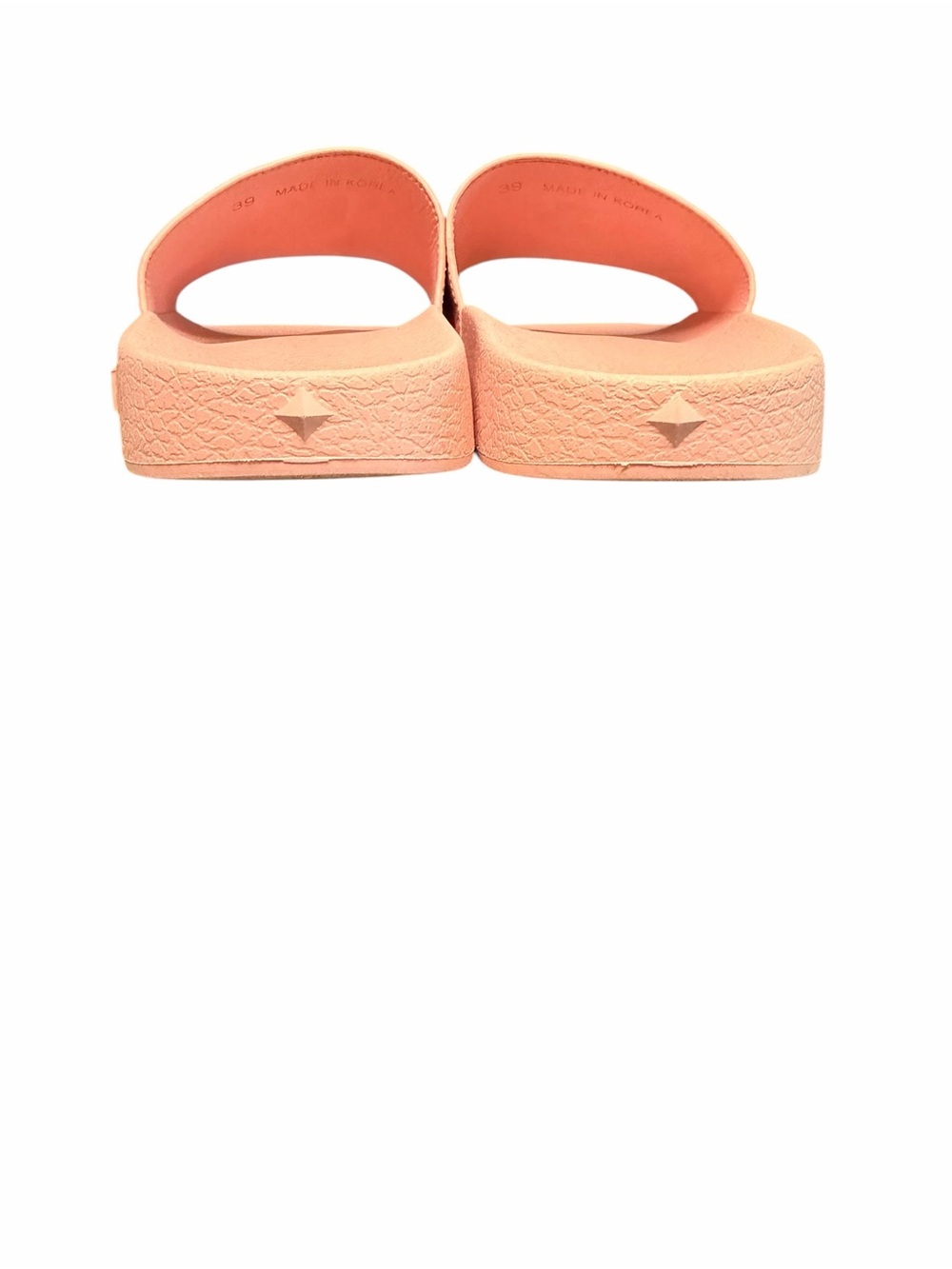 MCM Pink Visetos Slides Sandals Soft Pink (A823) - Picture 5 of 9